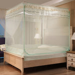 Household Free Installation Thickened Encryption Dustproof Mosquito Net, 120x200 cm Full Bottom, 150x200 cm Full Bottom, 180x200 cm Full Bottom, 180x220 cm Full Bottom, 200x220 cm Full Bottom, 120x200 cm Bed Back, 150x200 cm Bed Back, 180x200 cm Bed Ba...