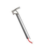 Lightweight Camping Hammer Tent Stake Mallet with Aluminum Alloy Handle & Stainless Steel Head