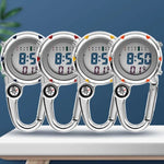 Mountain Climbing Watch Multifunctional Stainless Steel Hook Watch, Stainless Steel Hook Watch(Orange), Stainless Steel Hook Watch(Blue), Stainless Steel Hook Watch(Yellow), Stainless Steel Hook Watch(Red)