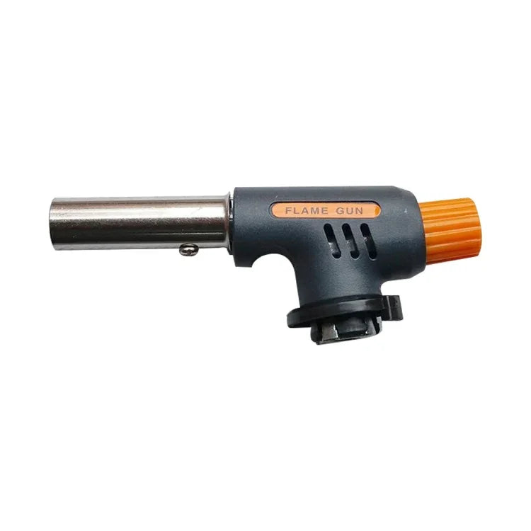 Flamethrower Butane Burner Automatic Ignition Baking  BBQ Camping Outdoor Hiking Fire Flame Gun Welding Gas Torch, 2