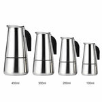 Stainless Steel Moka Coffee Maker Pot Filter