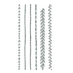 10 PCS Classic Black  Waterproof Temporary Tattoo Sticker