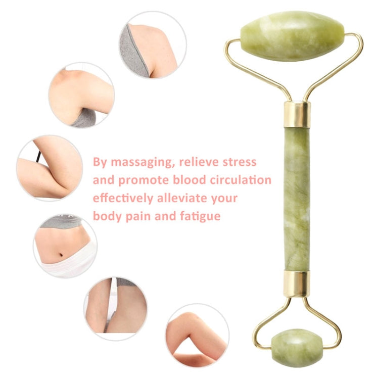 Double Jade Facial MassageRoller Stick