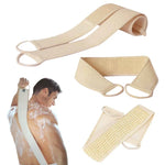 Soft Skin Care Exfoliating Loofah Sponge Back Strap Bath Shower Body Massage Spa Cleaning Scrubber Brush Tool, Soft Skin Loofah Sponge Back Strap