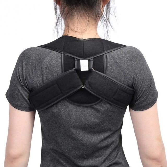 Adjustable Upper Back Shoulder Support Posture Corrector Adult Children Corset Spine Brace Back Belt, Adult-S, Adult-M, Adult-L