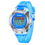 SYNOKE 99329 Waterproof Luminous Sports Electronic Watch for Children, Black, Blue, Green, Pink, Purple, Red