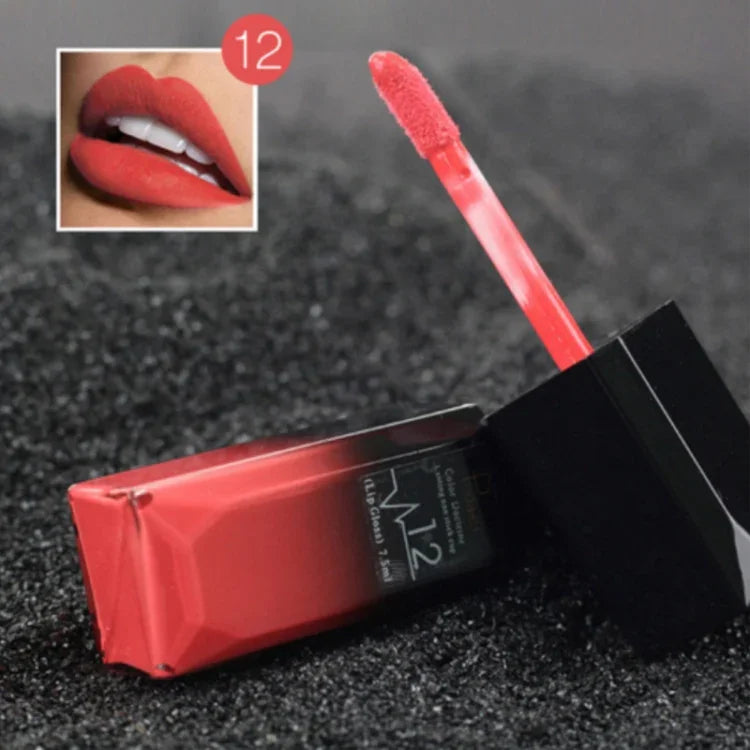 Waterproof Lip Gloss Matte Lipstick Cosmetics Makeup Nude, 1#, 2#, 3#, 4#, 5#, 6#, 7#, 8#, 9#, 10#, 11#, 12#, 13#, 14#, 15#, 16#, 17#, 18#, 19#, 20#, 21#