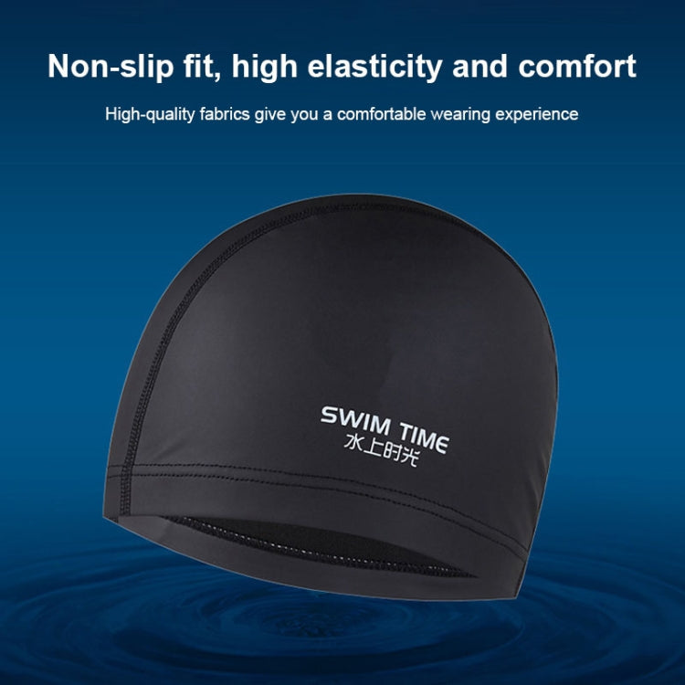 PU Coated Waterproof Enlarged Swimming Cap for Adult Men and Women, PU Coated Enlarged (Black), PU Coated Enlarged (Pink), PU Coated Enlarged (Blue)