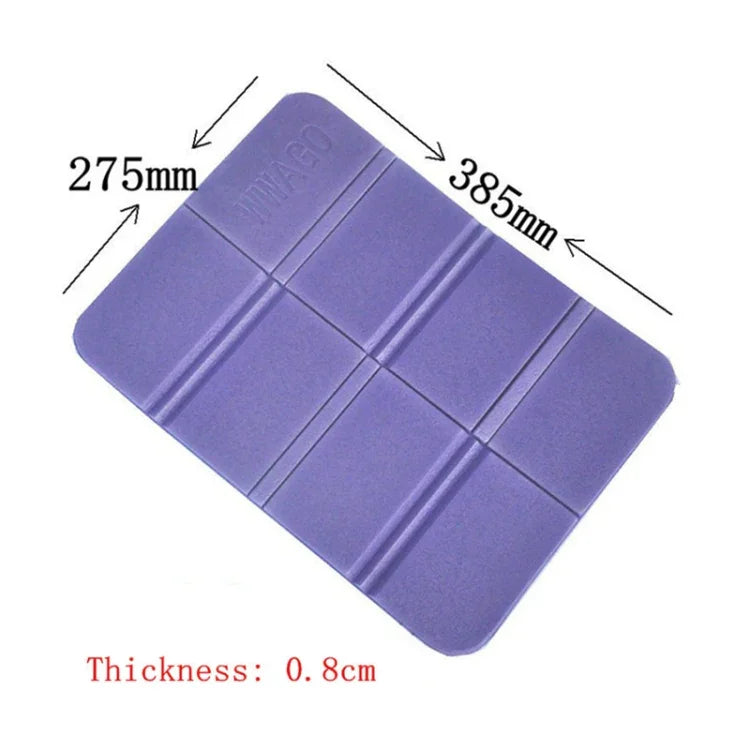 XPE Folder Camping Mat Folding Portable Small Cushion Moisture-Proof Waterproof Prevent Dirty Picnic Mat  Beach Pad, 38.5x27.5cm Blue, 38.5x27.5cm Fruit Green, 38.5x27.5cm Orange