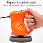 Electric Car Polisher Waxing Polishing Machine Kit Automation Cleaning Car Buffing ABS Car Accessories, Electric Car Polisher(Black), Electric Car Polisher(Orange)