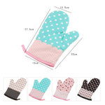 2 PCS Heat Insulation Gloves For Microwave Oven Thickened High Temperature Resistant Anti-scald Kitchen Baking Gloves, 2 PCS