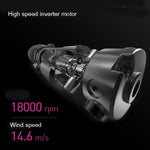 Mingge T1 T Style 1800W High-power Cold Hot Air Wind Fast Drying Folding Hair Dryer, EU Plug, US Plug, UK Plug
