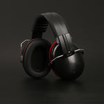 Soundproof Earmuffs Noise-Proof Sleep Earmuffs Industrial Protective Earmuffs Ear Caps, Red Black, Blue Black, Black