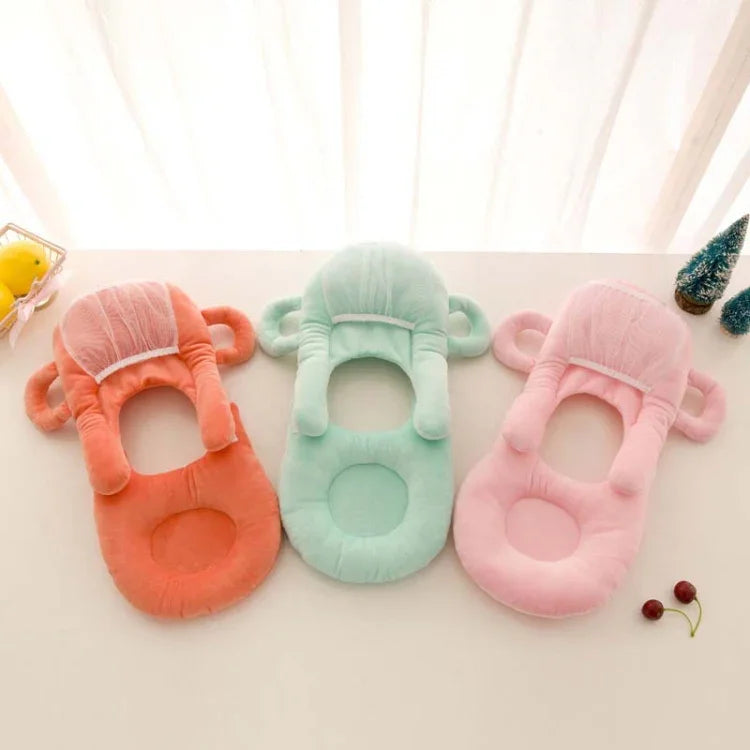 Infant Baby Bottle Rack Free Hand Bottle Holder Cotton Baby Milk Bottle Feeding Learning Nursing Pillow Cushion, Blue, Pink, Purple, Purple Flower