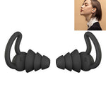 1 Pair Shark Fin Nnti-falling and Noise-reducing Earplugs Anti-Noise Earplugs For Sleeping Dormitory Noise Reduction And Noise Prevention Earplugs, Gray (2 Layers), Black (2 Layers), Gray (3 Layers), Black (3 Layers)