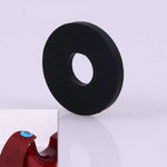 10 PCS No Word Version Silicone Guitar Strap Buckle Tail Stud