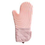Thickened Silicone Gloves Household Microwave Oven Anti-Scald Insulation Glove, Pink, Light blue, Lake Blue