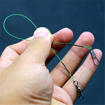 20 PCS Luya Front Wire With Pin Wire Anti-bite Wire, 20CM, 25CM, 30CM, 15CM