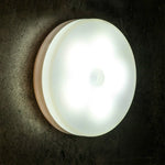 Intelligent Human Body Induction LED Night Light Control Bedroom Bedside Table Lamp, Battery Model, Rechargeable