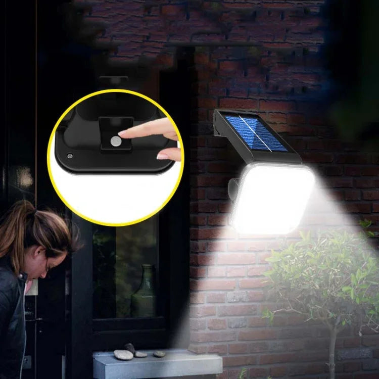 Solar Wall Light Outdoor Waterproof Human Body Induction Garden Lamp Street Light, 48 LED, 54 LED, 54 COB, 32 LED