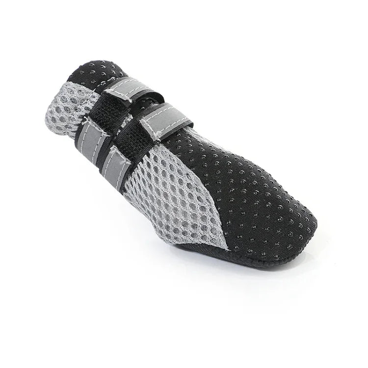4 in 1 Pet Shoes Dog Shoes Walking Shoes Small Dogs Pet Supplies, S, M, L, XL