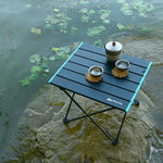 Outdoor Aluminum Alloy Folding Table Camping Picnic Portable Folding Table Barbecue Table Stall Small Dining Table, Small, Medium, Large