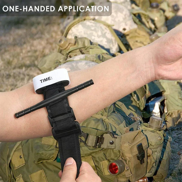 Outdoor Portable One-handed Spinning Emergency Buckle Artery Tourniquet, Artery Tourniquet