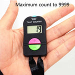 Large-Screen Electronic Digital Display Counter Manual Counter with Lanyard, Manual Counter (Add or Subtract)