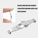 Orthopedic Buckle Toe Nail Groove Ingrown Nail Corrector, No. 36 Positive Nail Buckle, No. 38 Positive Nail Buckle, No. 40 Positive Nail Buckle, No. 42 Positive Nail Buckle, No. 44 Positive Nail Buckle, No. 36 Set, No. 38 Set, No. 40 Set, No. 42 Set   ...