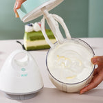 MEIZHIKOU Electric Whisk Household USB Small Baking Automatic Whisk Whipping Cream Cake Mixer, Cake Mixer
