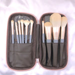 10 PCS / Set Makeup Brush Corn Silk Fiber Hair Loose Powder Brush Face And Eye Makeup Brush, Without Bag, With Blue Bag, With Silver Bag, With Pink Cylinder, With Green Cylinder, With Pink Zipper Bag