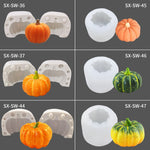 Halloween Three-Dimensional Pumpkin Cake DIY Scented Candle Silicone Mold, SW-36, SW-37, SW-45, SW-46, SW-47, ZW-57, ZW-109