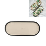 Desktop Shallow Storage Tray Sundries Tray Jewelry Display Tray, , Oval (Warm Brown), , Triangle (Warm Brown), , Round (Warm Brown), , Oval (Dark Green), , Triangle (Dark Green), , Round (Dark Green), , Oval (Green Lotus), , Triangle (Green Lotus)