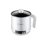 Multi-Function Electric-Cooker Mini Dormitory Student Cooking Rice Stir Frying Non-Stick Pot, 110V US Plug, White Manual Single Pot, White Manual Style with Steaming Grid, White Smart Single Pot, White Smart With Steaming Grid, Green Manual Single Pot
