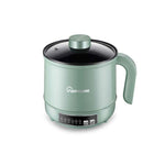 Multi-Function Electric-Cooker Mini Dormitory Student Cooking Rice Stir Frying Non-Stick Pot, 110V US Plug, White Manual Single Pot, White Manual Style with Steaming Grid, White Smart Single Pot, White Smart With Steaming Grid, Green Manual Single Pot