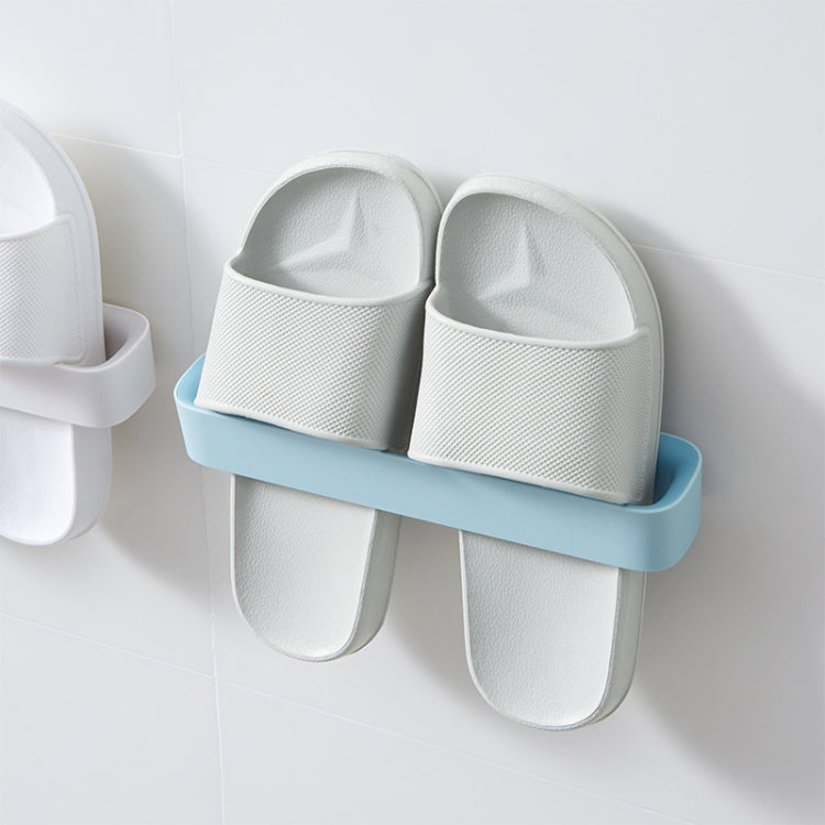 Seamless Paste Storage Rack Wall Paste Shoe Rack Bathroom Wall-Mounted Slippers Shelf Household Color Random Delivery, Color Random Delivery