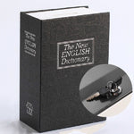 Simulation English Dictionary Book Safe Piggy Bank Creative Bookshelf Decoration, Trumpet Key Version, Red, Blue, Black, Coffee