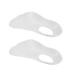 Flat Foot Orthopedic Insole Arch Collapse Support Pad Adult And Child Foot Valgus Orthosis, L (White)