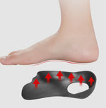 Flat Foot Orthopedic Insole Arch Collapse Support Pad Adult And Child Foot Valgus Orthosis, L (White)