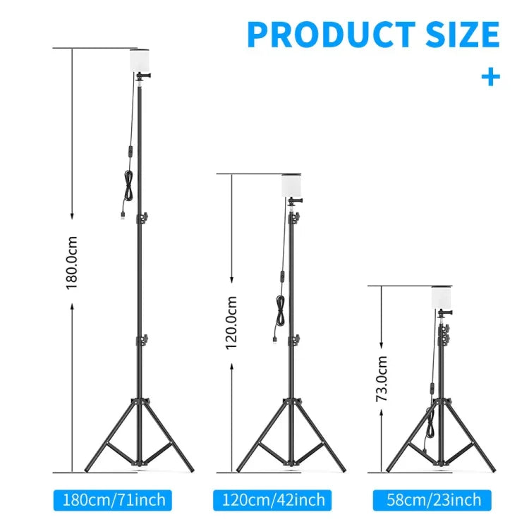 Multifunctional Portable Outdoor Camping Lamp Adjustable Bracket Work Lamp