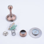Punch-Free Stainless Steel Thickened Strong Magnetic Door Stopper, Brushed Steel, Green Bronze, Red Bronze, Black