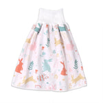 Baby Water-Proof And Leak-Proof Cloth Diapers Children Washable Cotton Cloth Bed-Wetting Skirt Pants, L