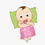 Baby Water-Proof And Leak-Proof Cloth Diapers Children Washable Cotton Cloth Bed-Wetting Skirt Pants, L