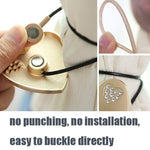 E003 Metal Curtain Magnetic Buckle Strap Curtain Clip Bedroom Living Room Free Perforated Curtain Buckle, Gold, Silver, Blu Ancient, Red Ancient
