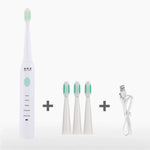 DELIPU Electric Toothbrush Rechargeable Sonic 5-Speed Adjustment Children Adult Household Waterproof Soft Hair Whitening Toothbrush, USB Charging Cable  (Blue), USB Charging Cable (White), USB Charging Stand (Blue), USB Charging Stand(Pink)