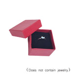 3 PCS Exquisite Silver Jewelry Packaging Gift Box,Random Color Delivery, (5x5cm Square Box), (7.5x7.5cm Square Box)