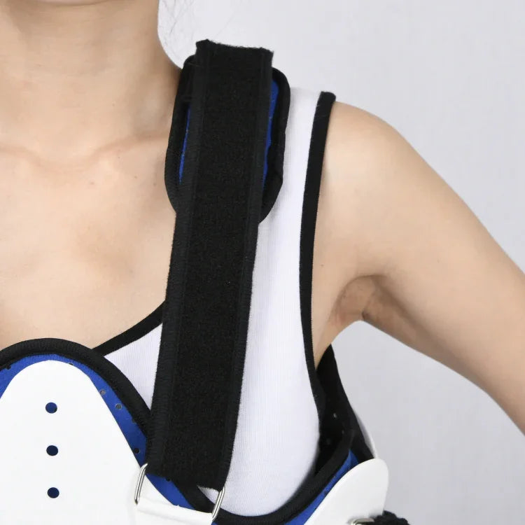 Adjustable Thoracolumbar Fixation Brace And Waist Protector,Style:, Single Airbag One Size, Double Airbag One Size, Standard Model (Without Airbag) One Size