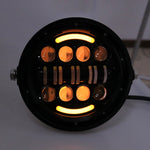 7 Inch Motorcycle Retro Modified Headlights Day Trip LED Far Near Beam Lights  For Wrangler / Harley, Day Trip LED Far Near Beam Lights