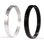 7 Inch Motorcycle Headlight Modification Parts Headlight Ring Bracket, Black, Silver