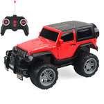 Electric Children Four-Way Remote Control Car Toy Model Toy, 1:18, Red SUV 6061